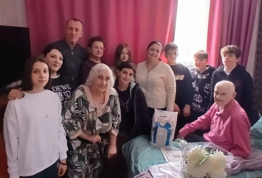 Посещение ветерана педагогического труда Строева Николая Алексеевича.